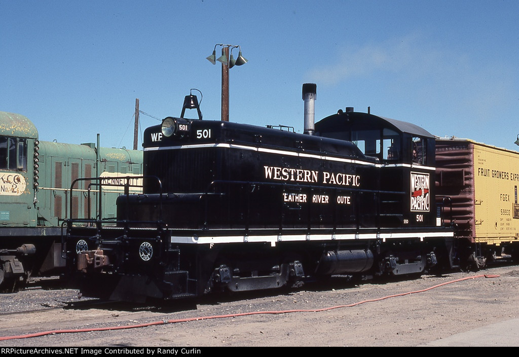 WP 501 at Portola RR Museum